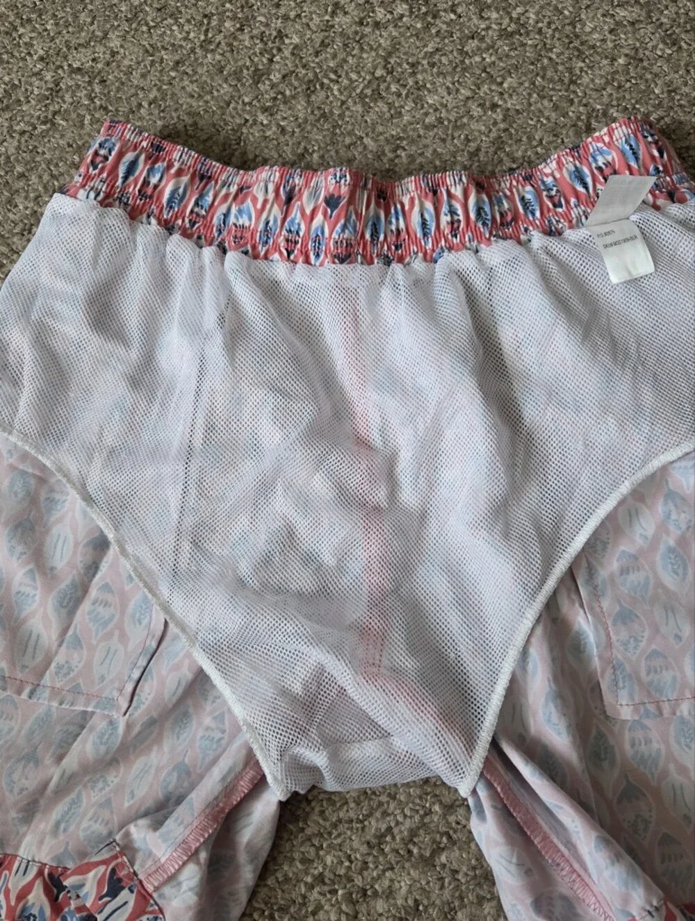 Faherty Men’s Pink‎ Patterned Cotton Shorts